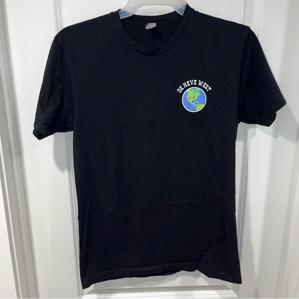WISH YOU WERE HERE unisex graphic T-shirt size M black tee